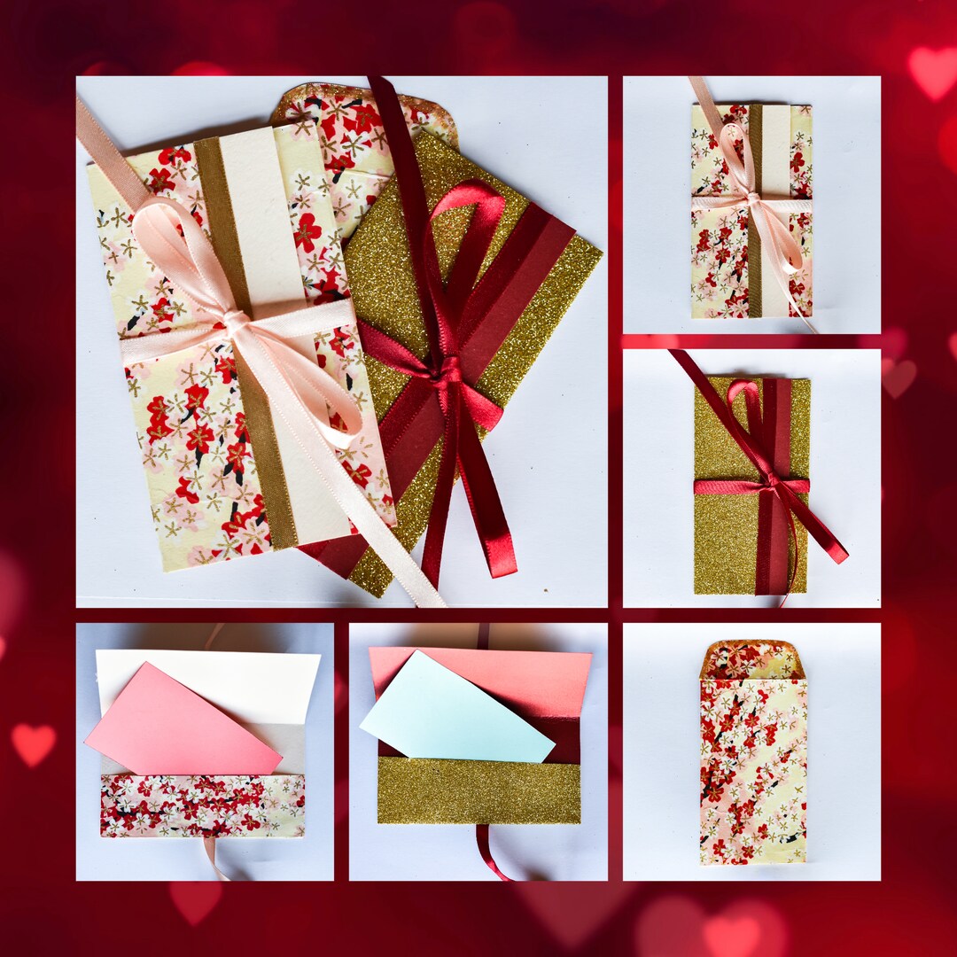 Gold Cherry Blossom on Red | Gift Wrap Gold Cherry Blossom on Red | Gift Wrap